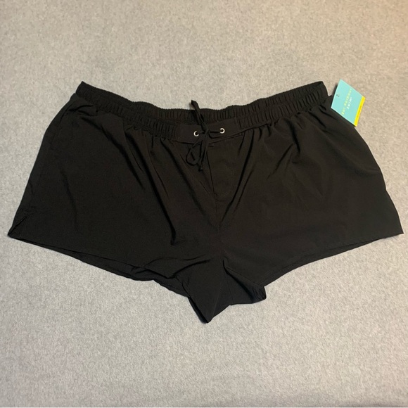 Women’s Black Swim Shorts 3X - Picture 1 of 4